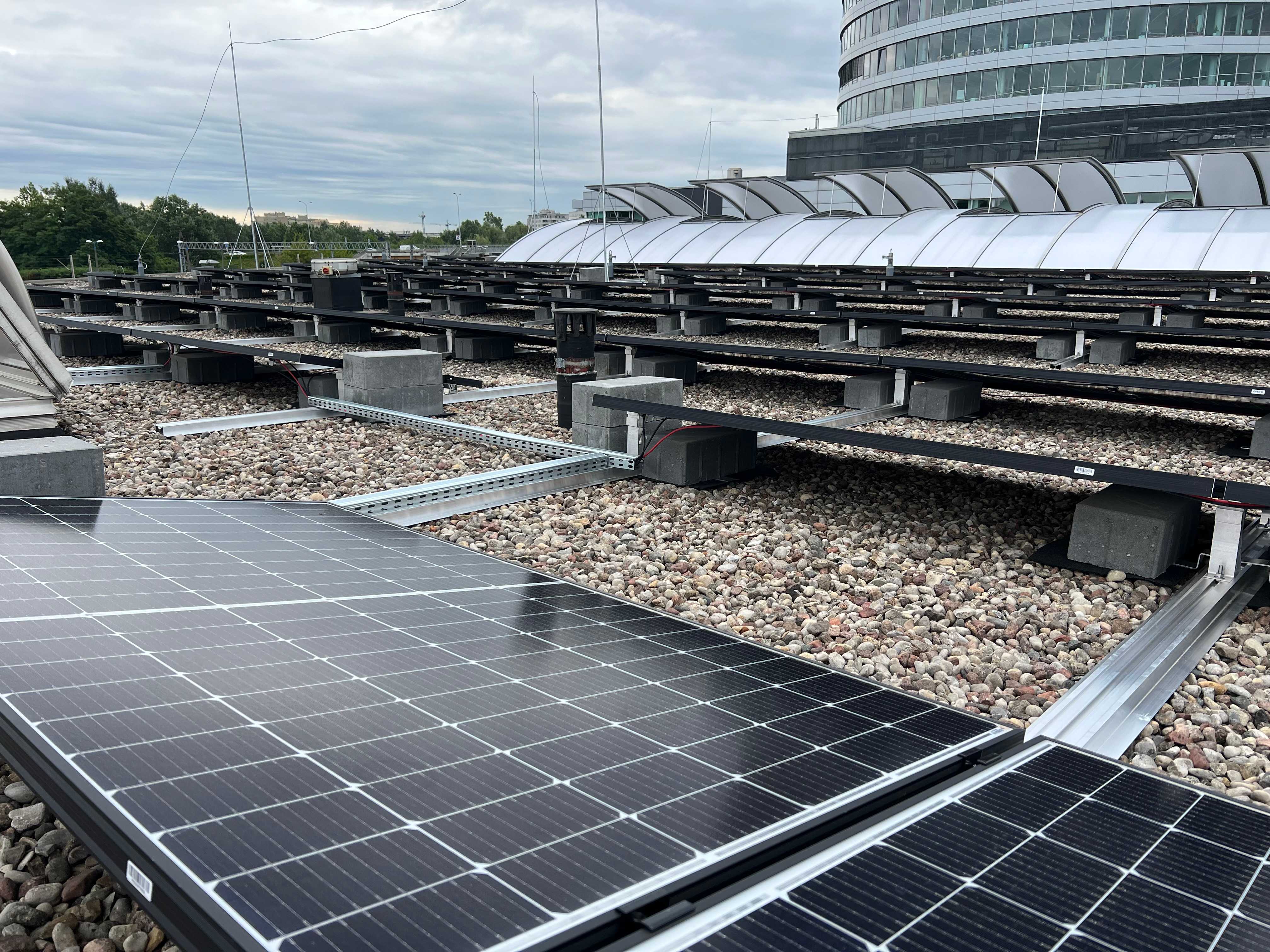 Photovoltaic power station installed